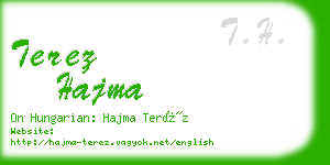 terez hajma business card